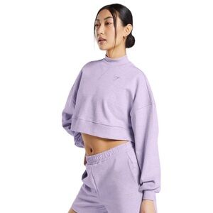 Gymshark Rest Day Sweats Cropped Pullover Size Large